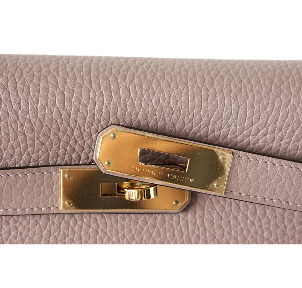 Hermès Glycine Kelly 32 Bag GHW