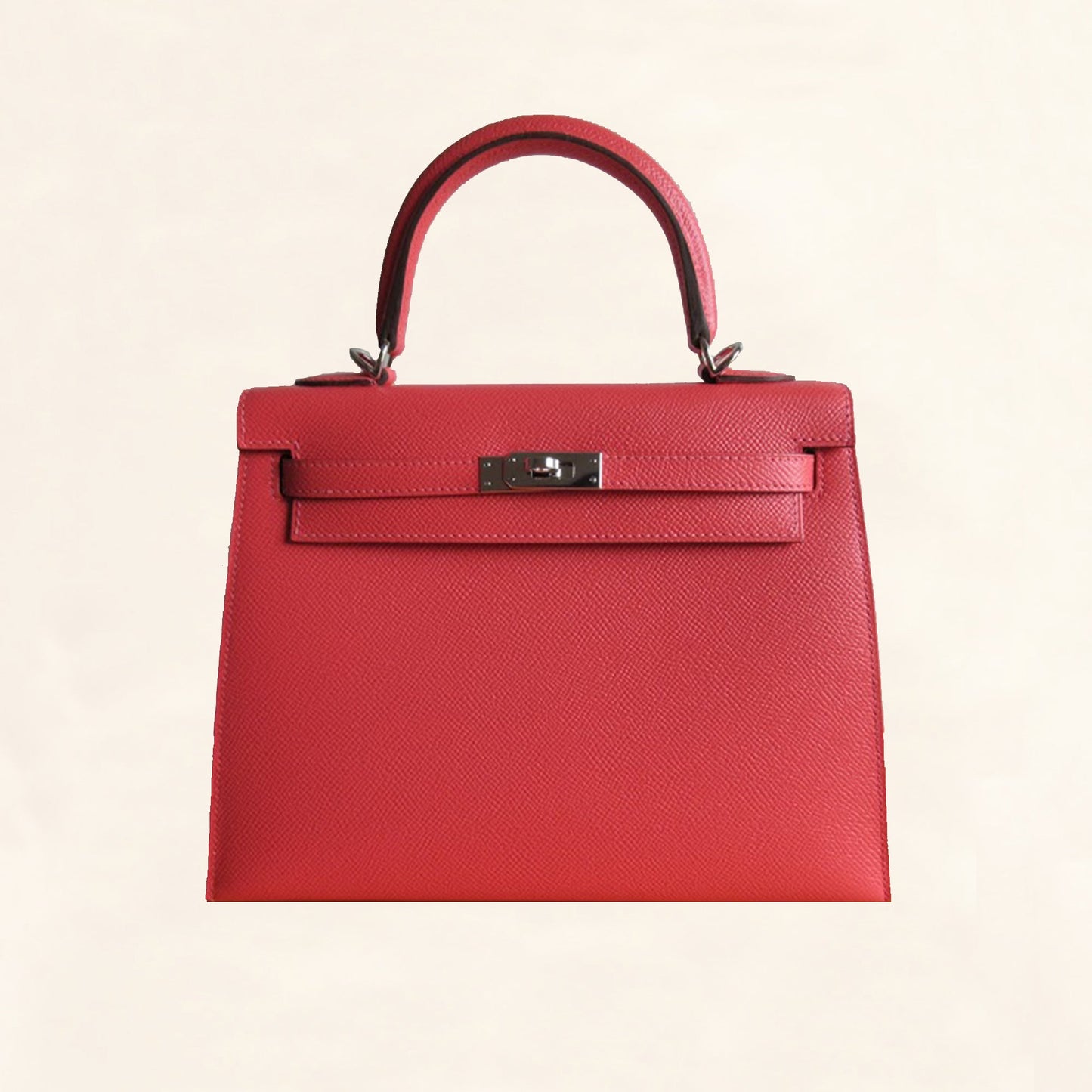 Hermès | Epsom Rose Jaipur Kelly with Palladium Hardware | 25