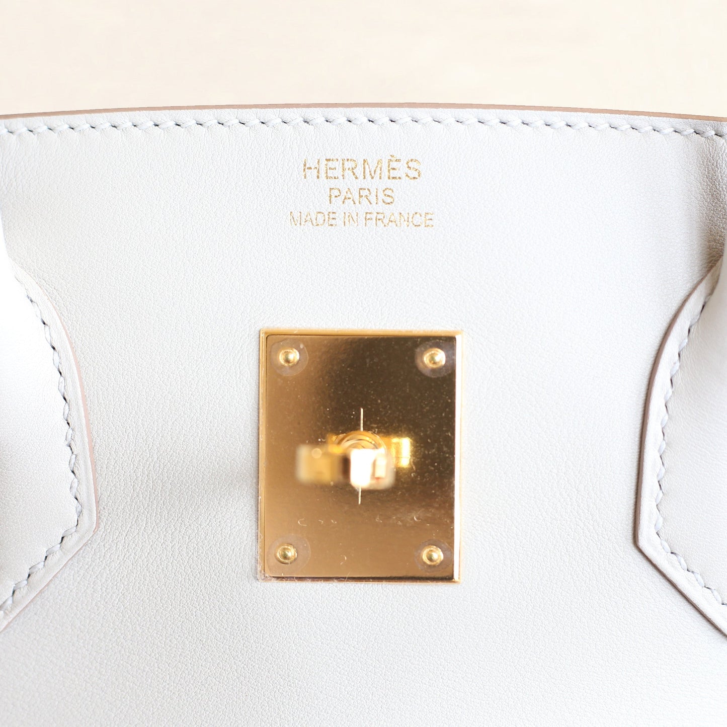 Hermès |Gris Perle Swift Birkin with Gold Hardware| 35