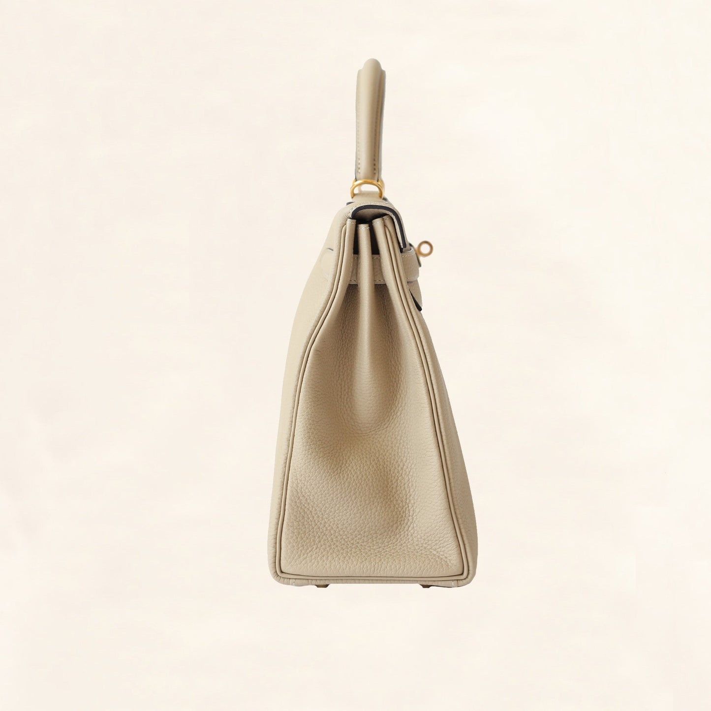 Hermès | Trench Togo Retourne Kelly - Gold Hardware | 32