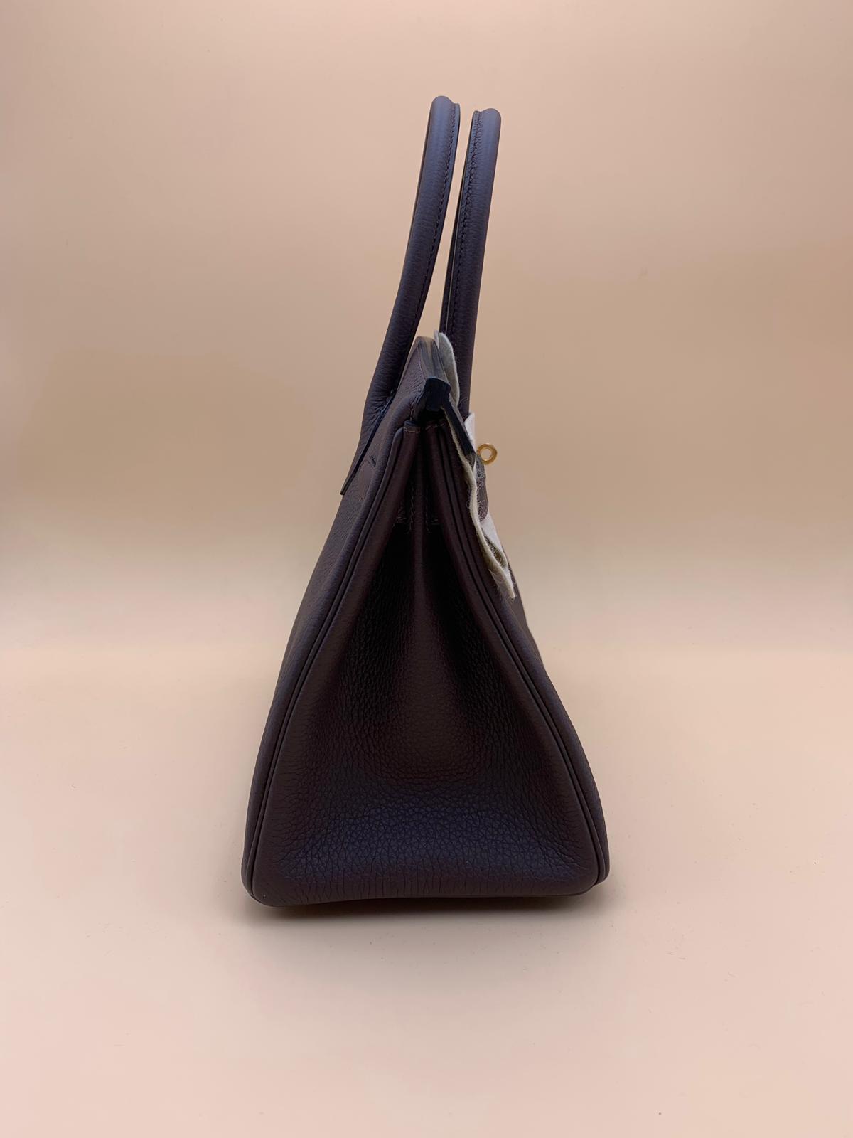 Hermès | Chocolat Togo Birkin with Gold Hardware | 30