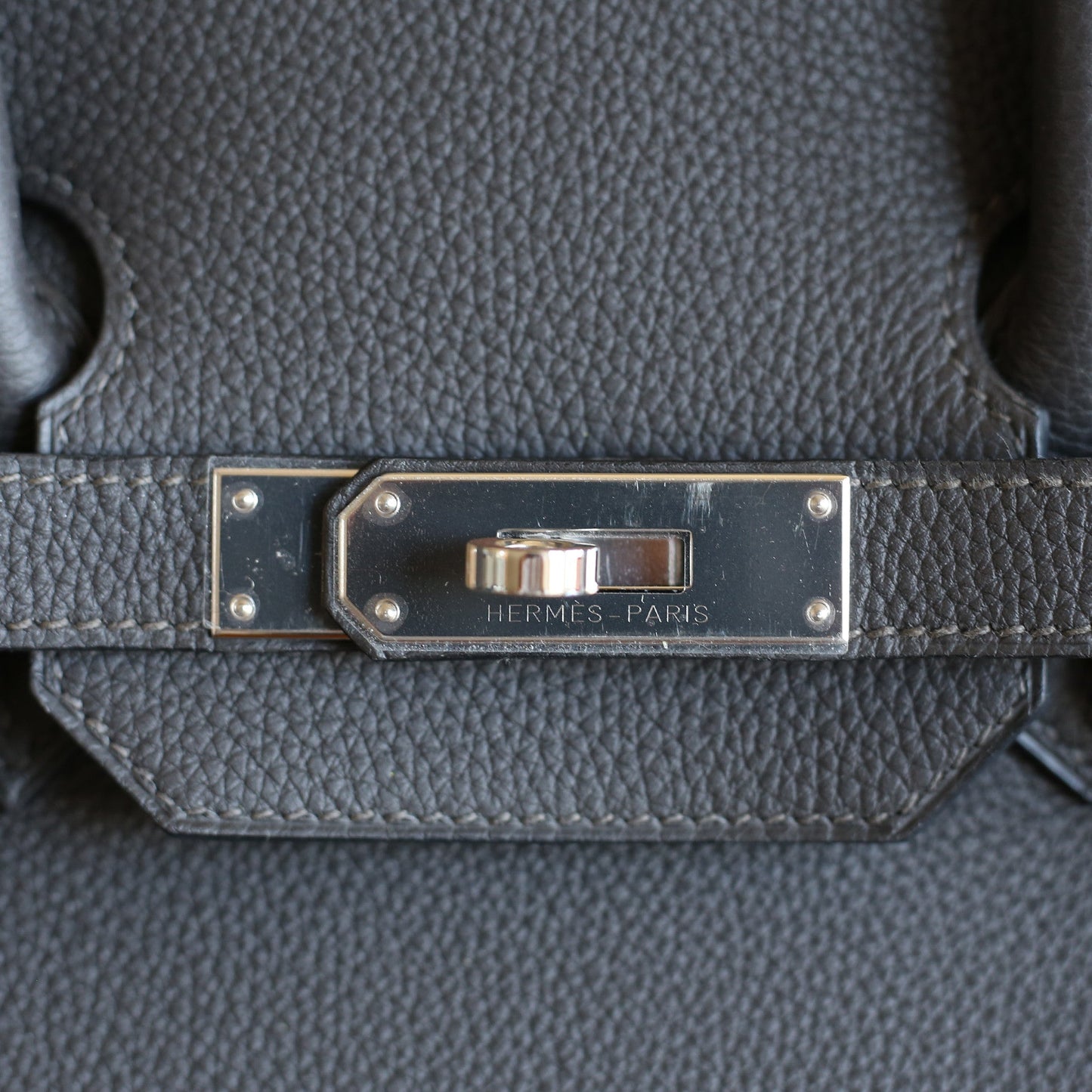 Hermès | Graphite Togo Birkin with Palladium Hardware | 35