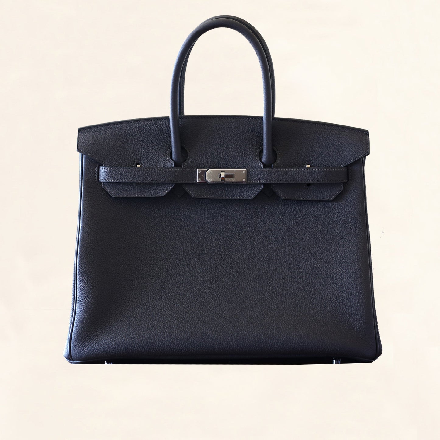 Hermès | Graphite Togo Birkin with Palladium Hardware | 35