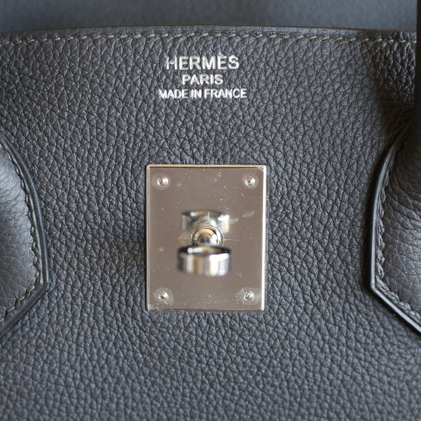 Hermès | Graphite Togo Birkin with Palladium Hardware | 35
