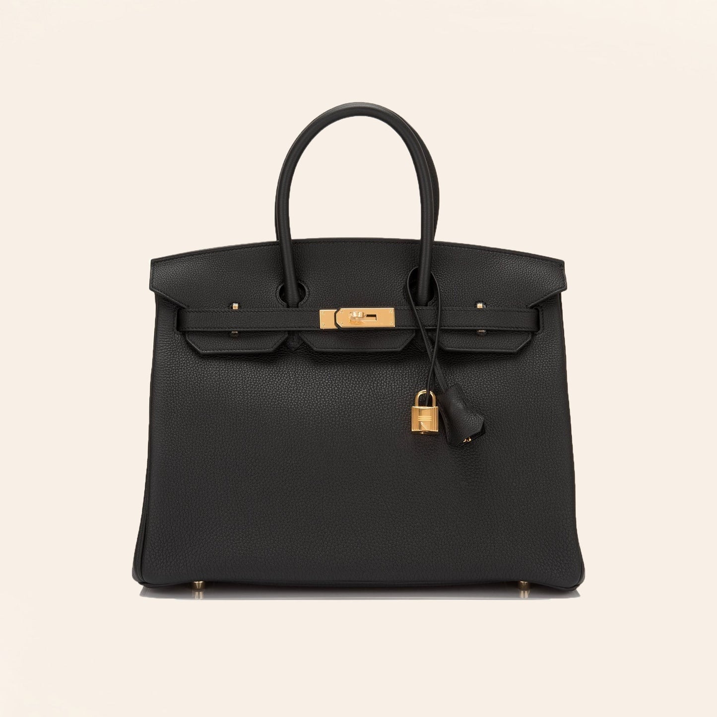 Hermès | Black Birkin with Gold Hardware | 35