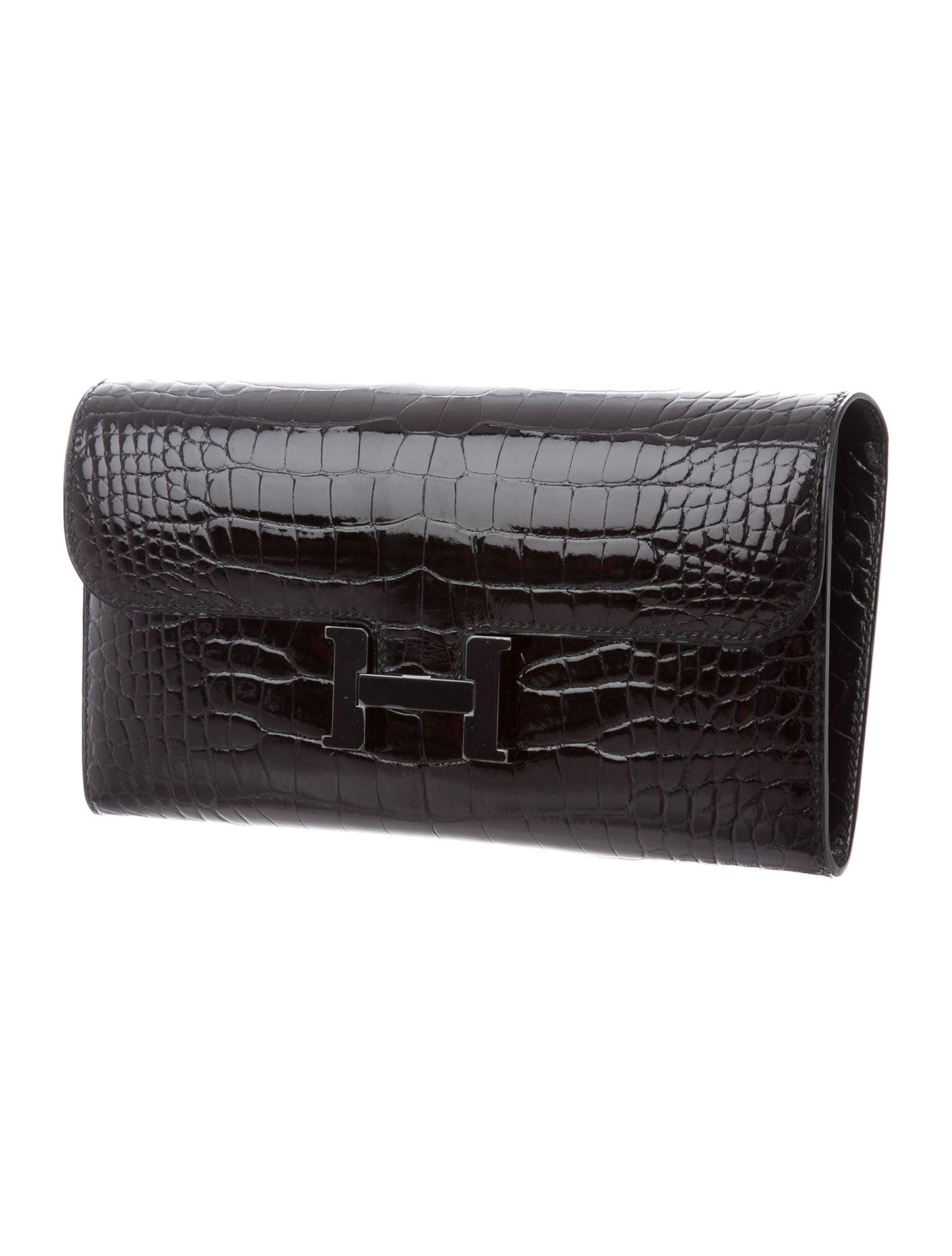 Hermes | So Black Alligator Constance Wallet
