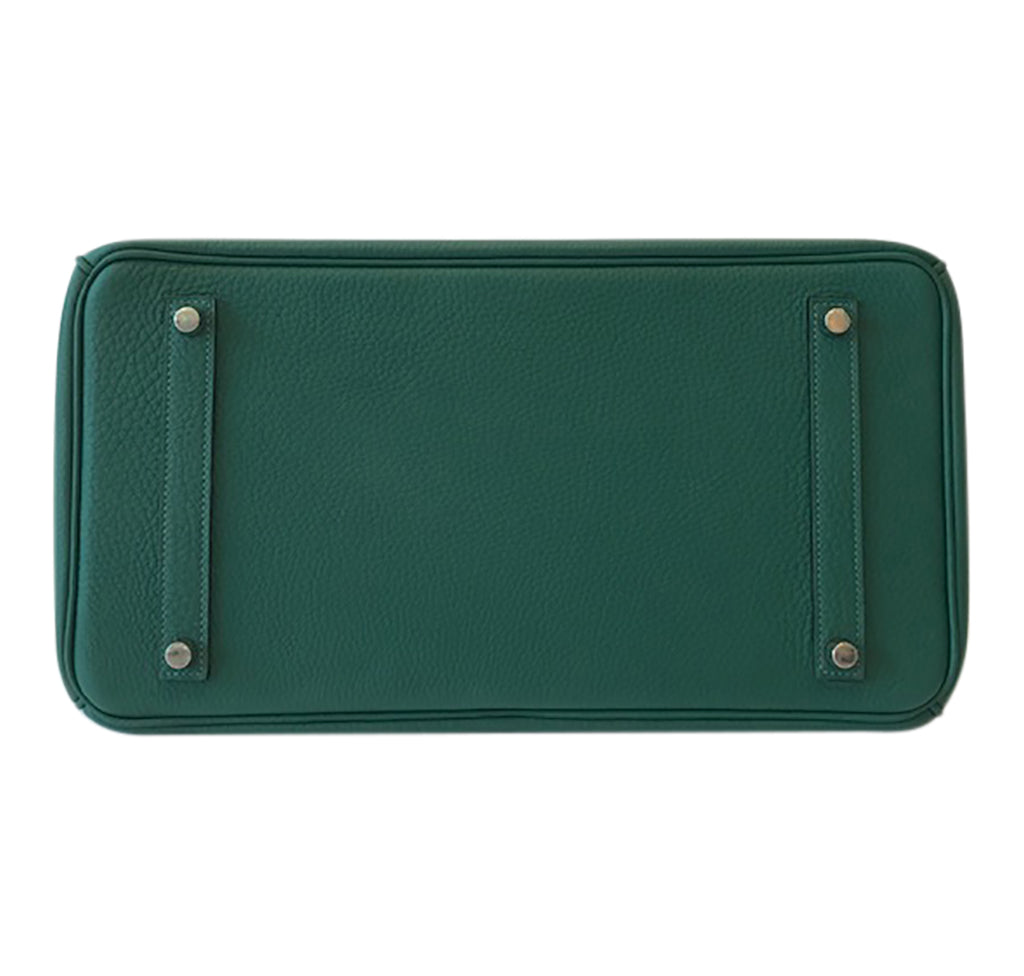 Hermès Togo Birkin 35cm Bag Malachite PHW
