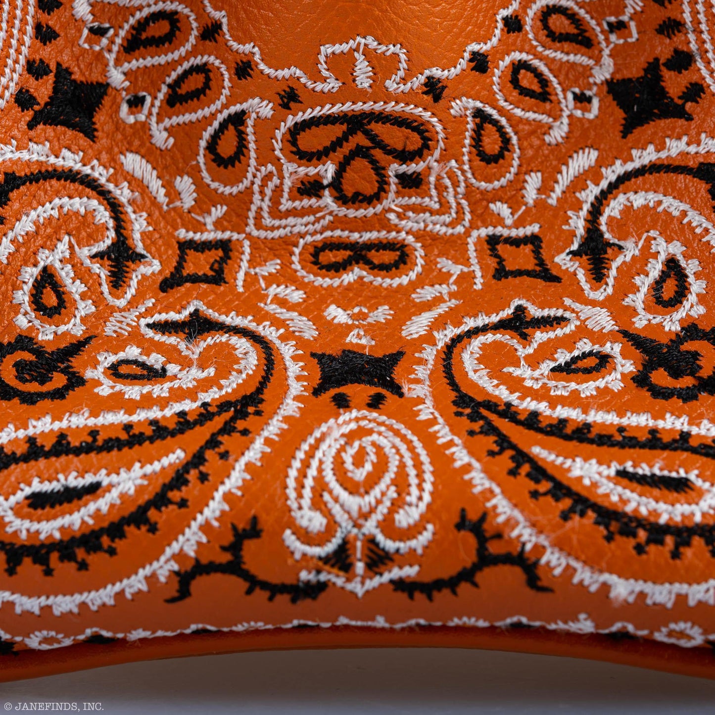 Jay Ahr Vintage 2013 Hermes Birkin 30 Orange Epsom Bandana Embroidery "Rio de Janeiro"