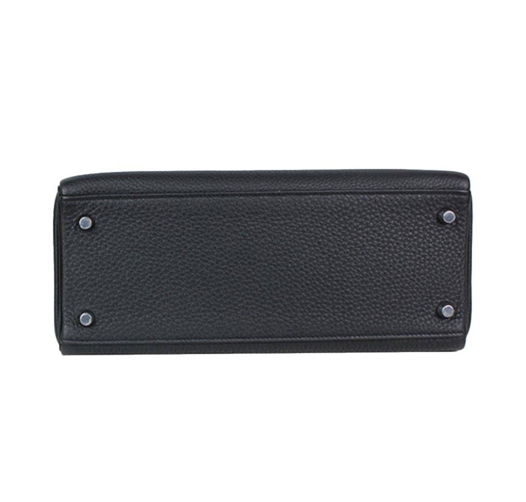 Hermès Kelly 28 Black Togo Bag PHW