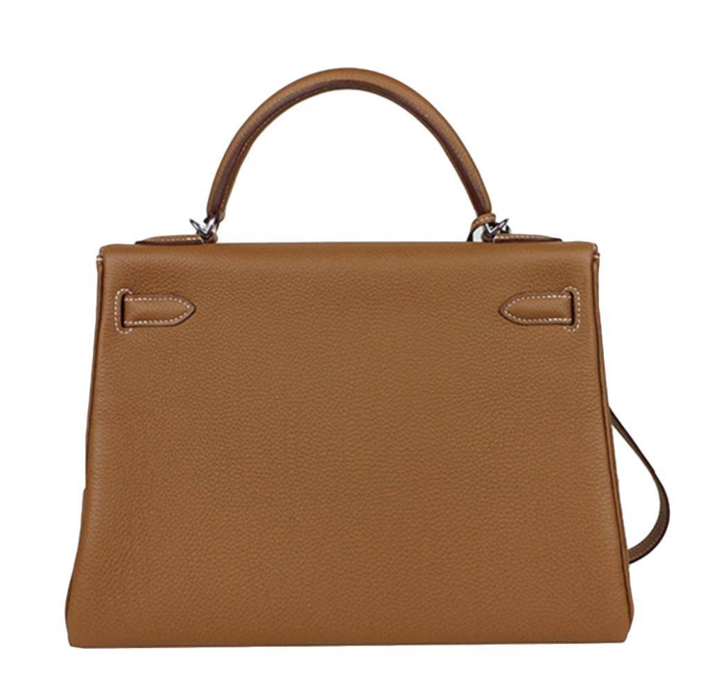 Hermès Kelly 32 Gold Togo Bag PHW