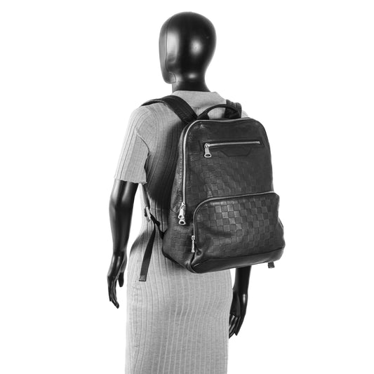 LOUIS VUITTON Damier Infini Avenue Backpack - Black OUTLET FINAL SALE