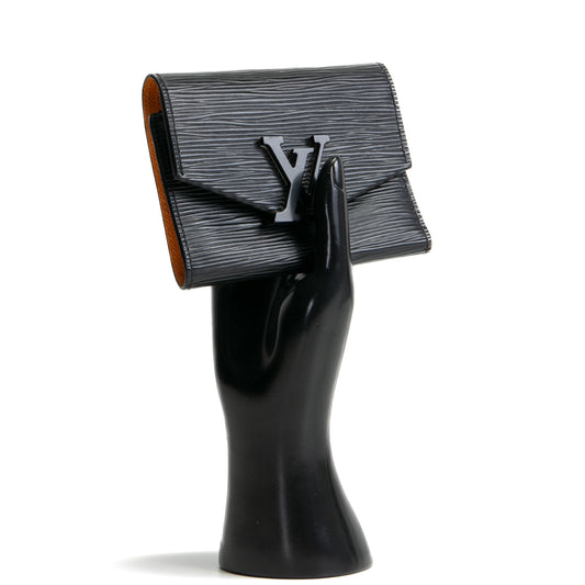 LOUIS VUITTON Epi Grenelle Compact Wallet - Black