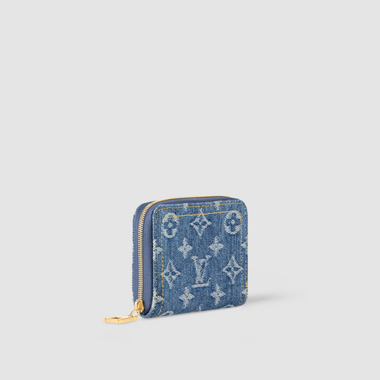 Louis Vuitton Denim Blue Zippy Coin Purse M82957