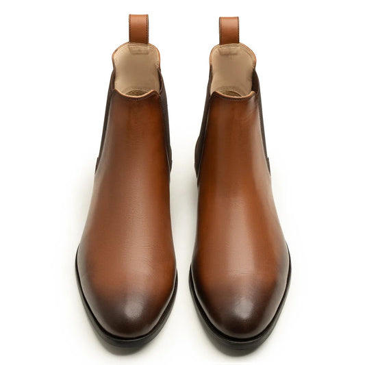 Men's Brown Leather Chelsea Boots