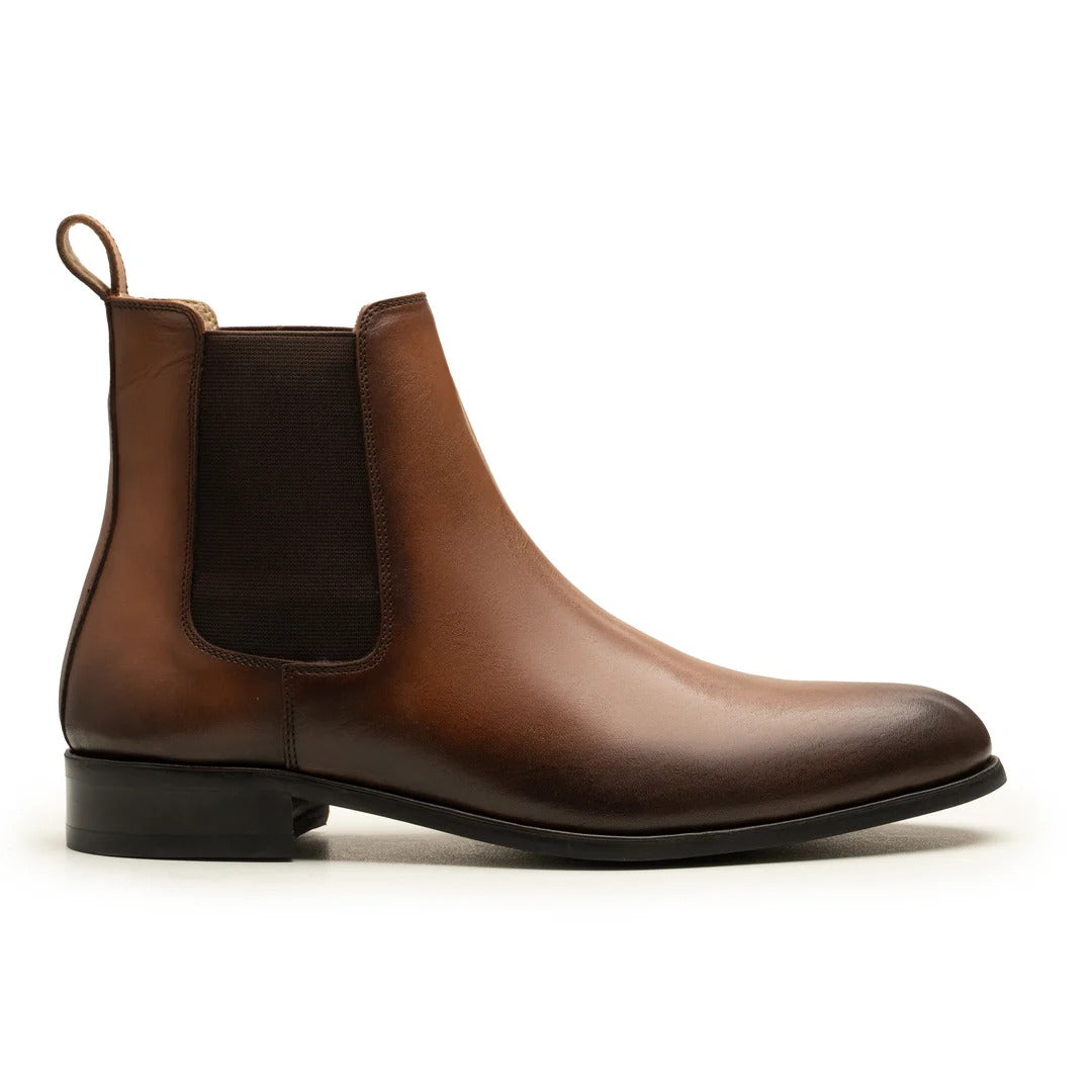 Men's Brown Leather Chelsea Boots