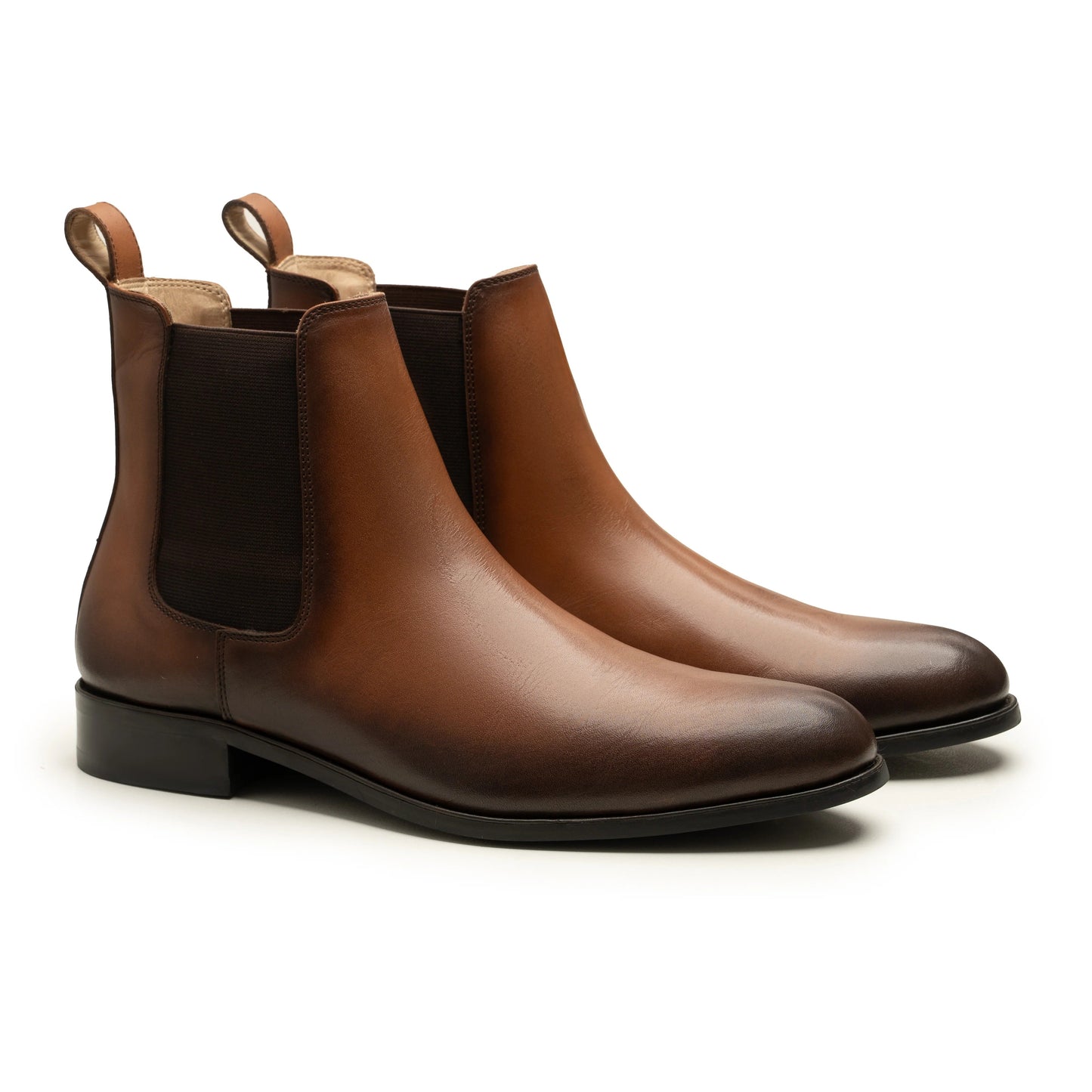 Men's Brown Leather Chelsea Boots