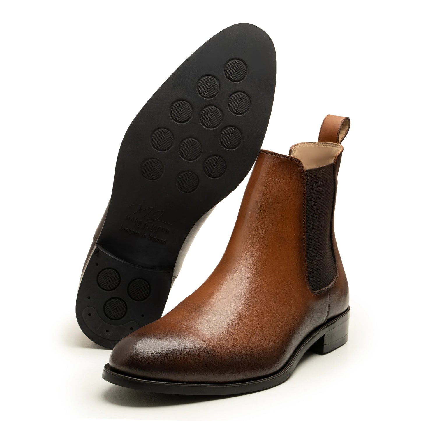Men's Brown Leather Chelsea Boots