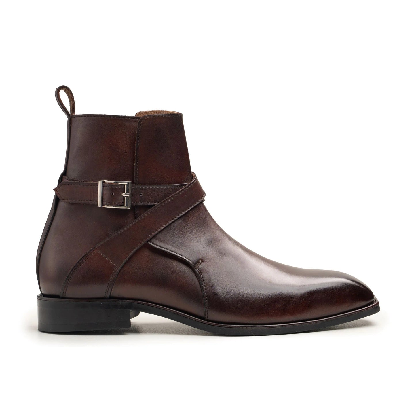 Men’s Dark Brown Leather Jodhpur Style Boots