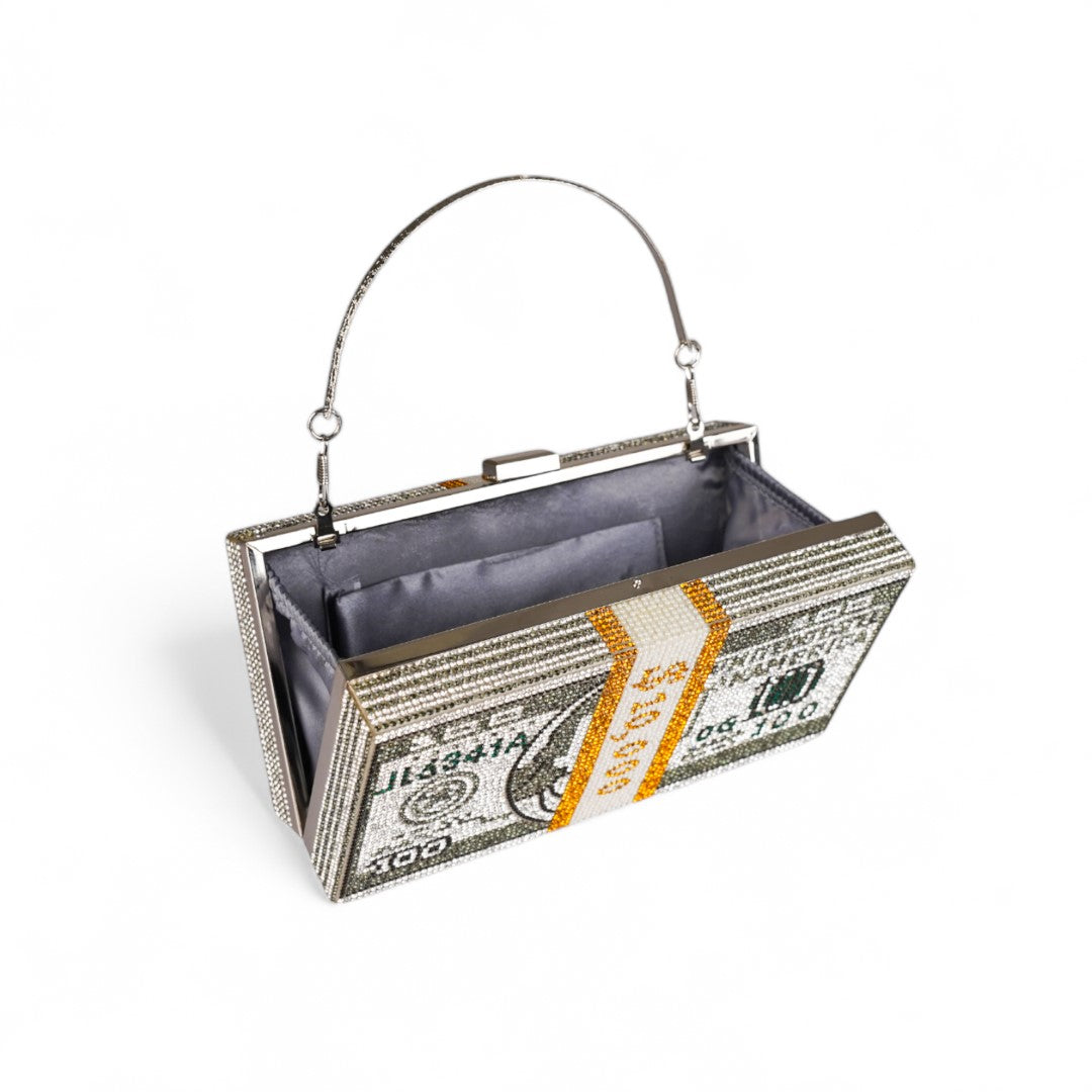 Silver Dollar Clutch