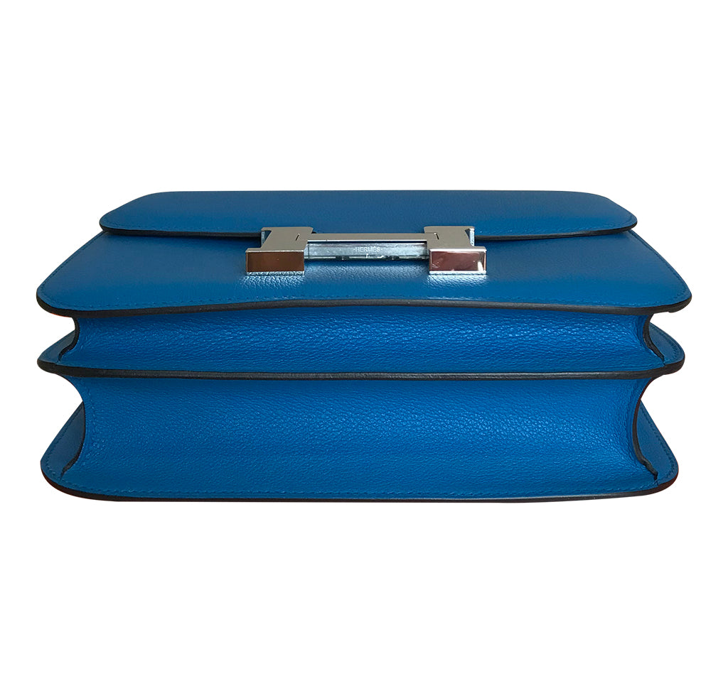 Hermès Constance 24 Bag Bleu Zanzibar Evercolor PHW