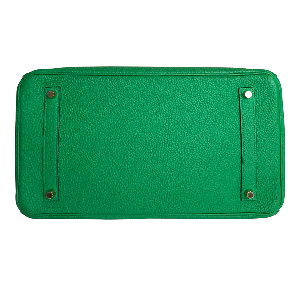 Hermes Birkin 35 Bamboo Green Togo GHW Bag
