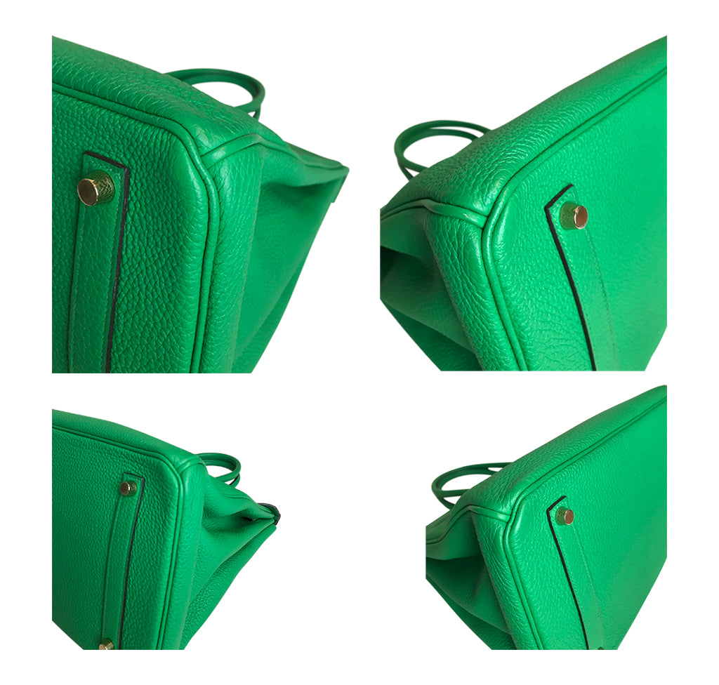 Hermes Birkin 35 Bamboo Green Togo GHW Bag