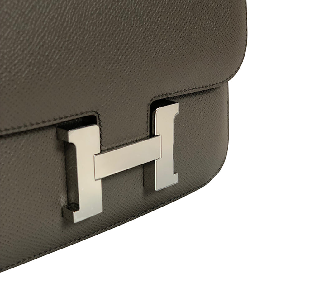 Hermès Constance Mini Gris Etain Epsom PHW