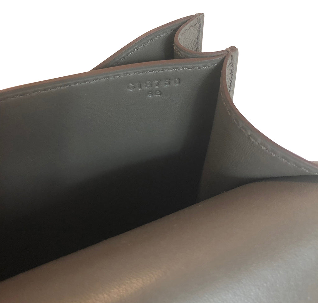 Hermès Constance Mini Gris Etain Epsom PHW