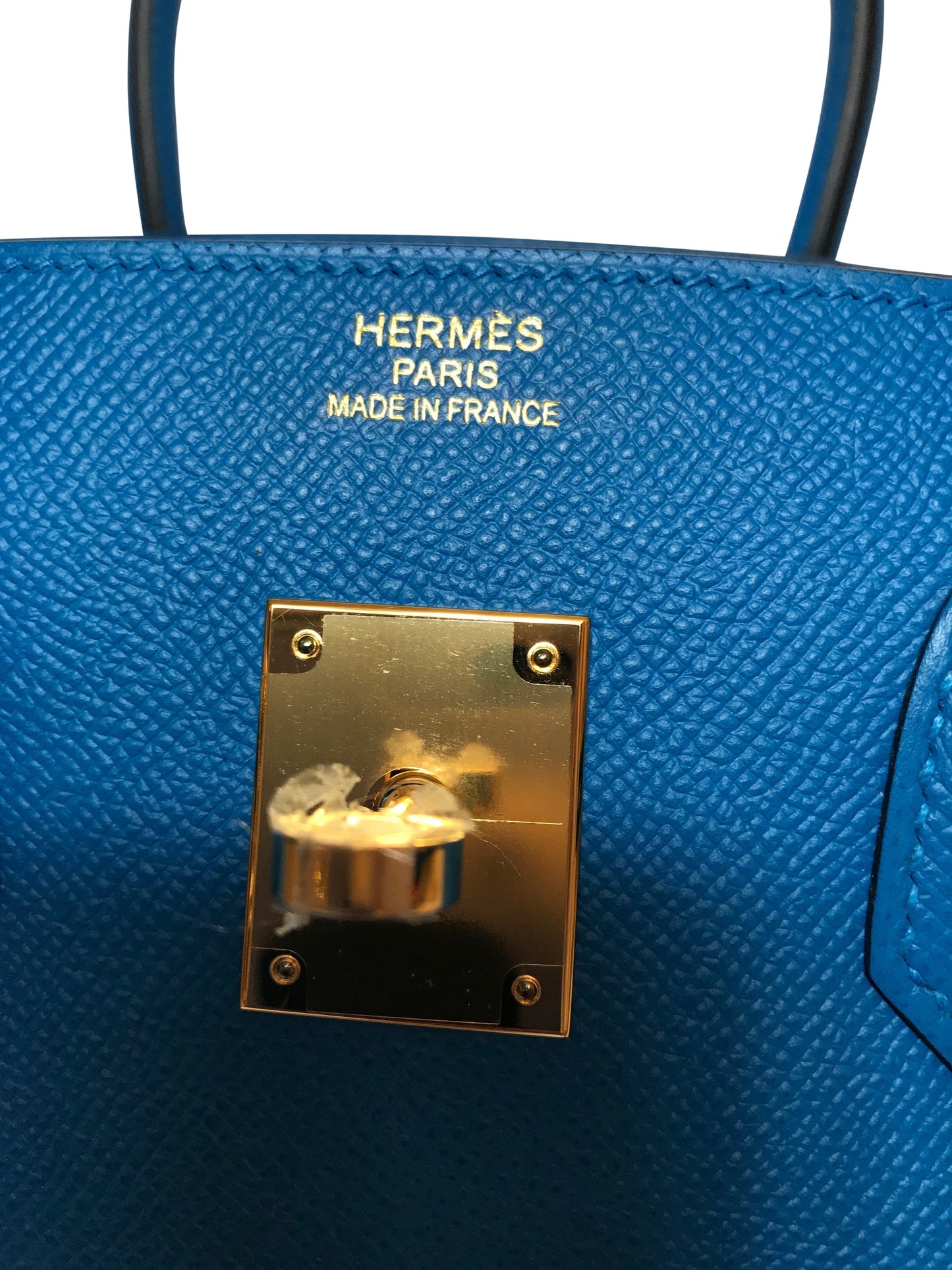Hermès Birkin 35 Bag Blue Zanzibar Epsom