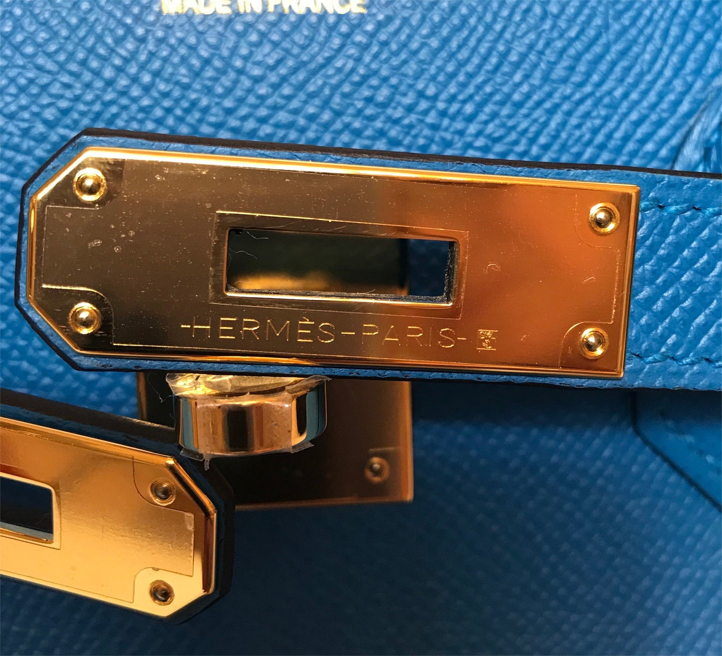 Hermès Birkin 35 Bag Blue Zanzibar Epsom