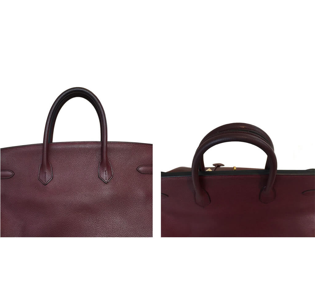 Hermès Rouge H Togo Birkin Bag 40