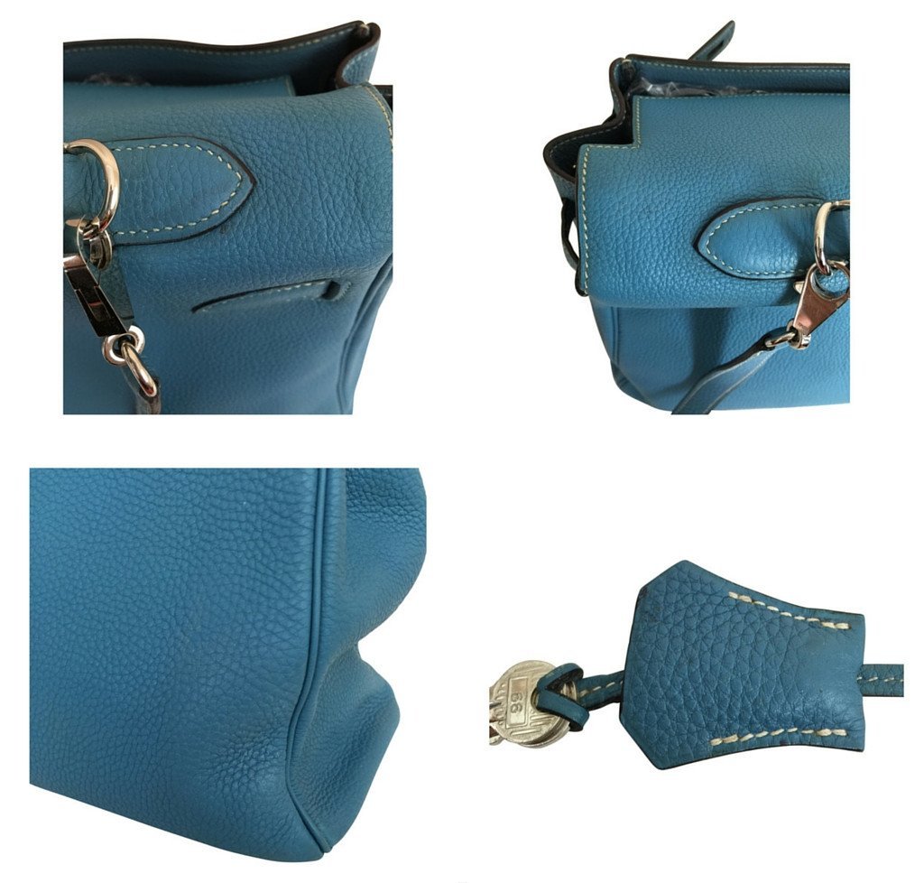 Hermès Kelly 35 Blue Jean PHW