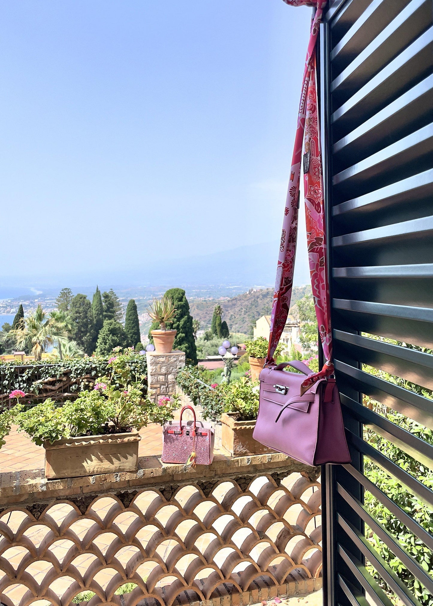 Vintage Hermes Birkin 25 ‘Pink Princess’ HSS Rose Dragee & Rouge Tomate Swift with Palladium Hardware