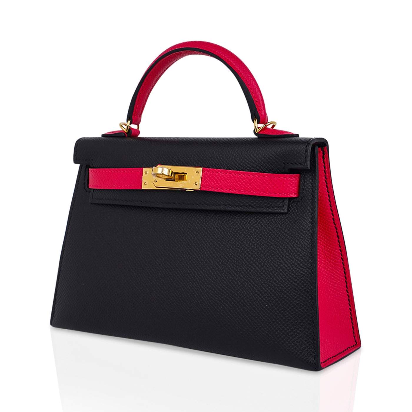 Hermès Kelly Sellier 20 Back Rose Extreme Epsom GHW HSS Bag