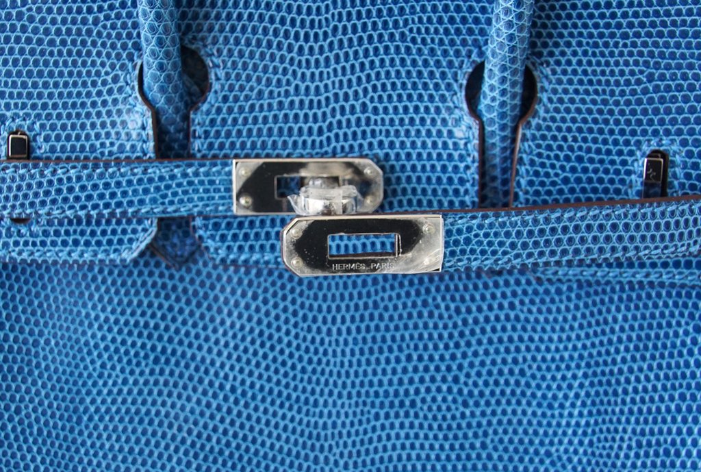 Hermès Birkin 25 Bag Mykonos Lizard PHW
