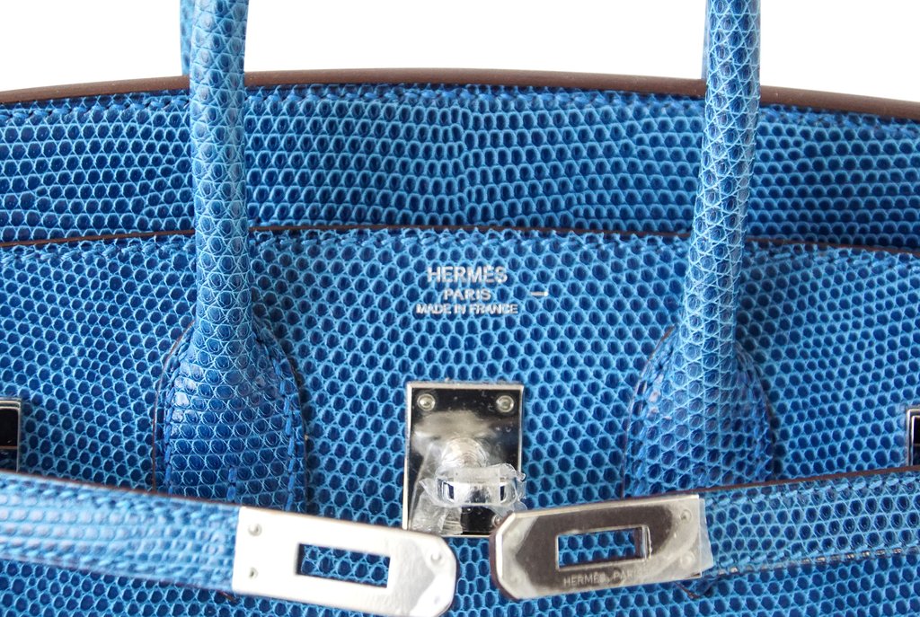 Hermès Birkin 25 Bag Mykonos Lizard PHW