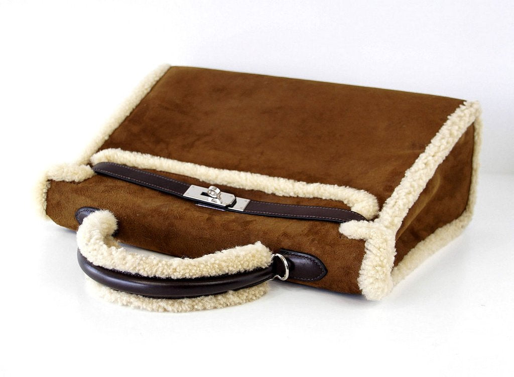 Hermès Kelly 35 Limited Edition Teddy Shearling Bag