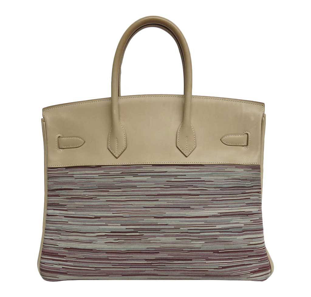 Hermès Birkin 35 Beige Vibrato Bag GHW
