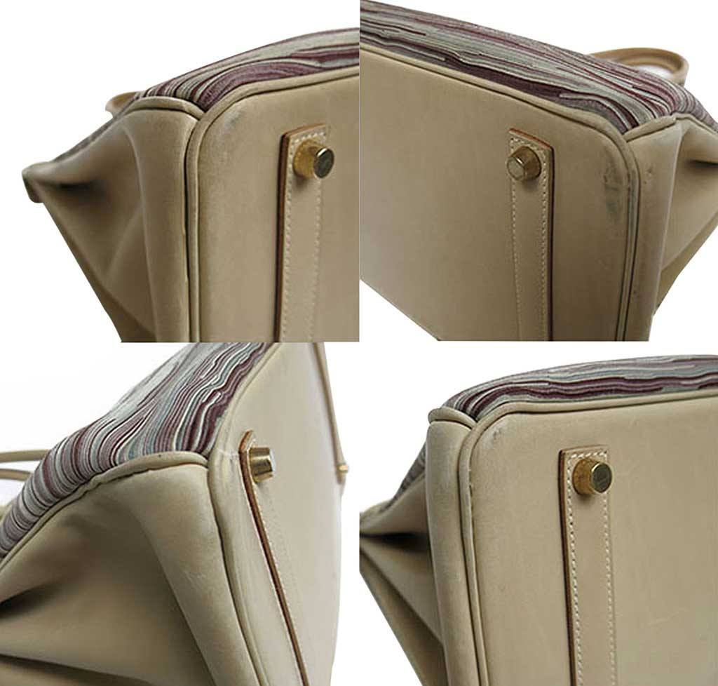 Hermès Birkin 35 Beige Vibrato Bag GHW