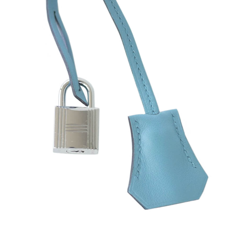 Hermès Birkin 25 Bag Bleu Saint Cyr