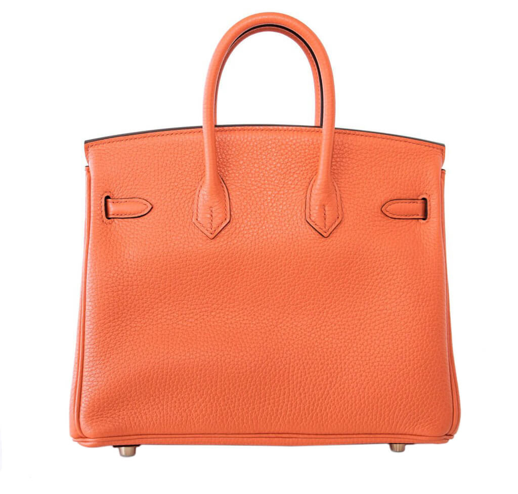 Hermès Birkin 25 Bag Orange Poppy Gold Hardware