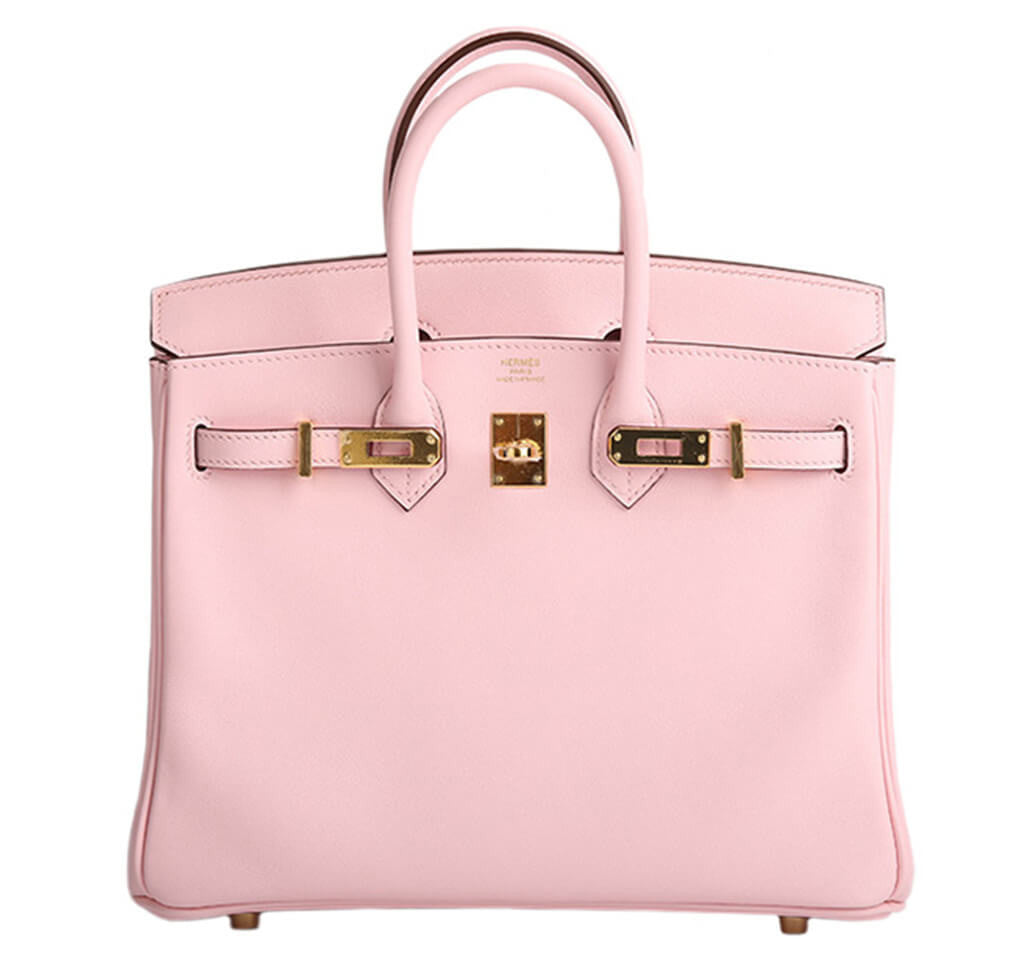 Hermès Birkin 25 Bag Rose Sakura Gold Hardware