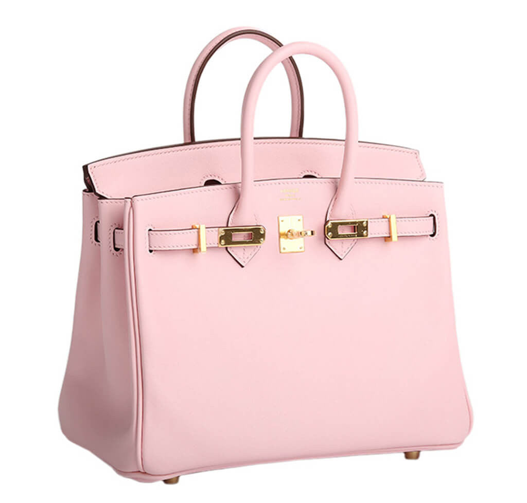 Hermès Birkin 25 Bag Rose Sakura Gold Hardware