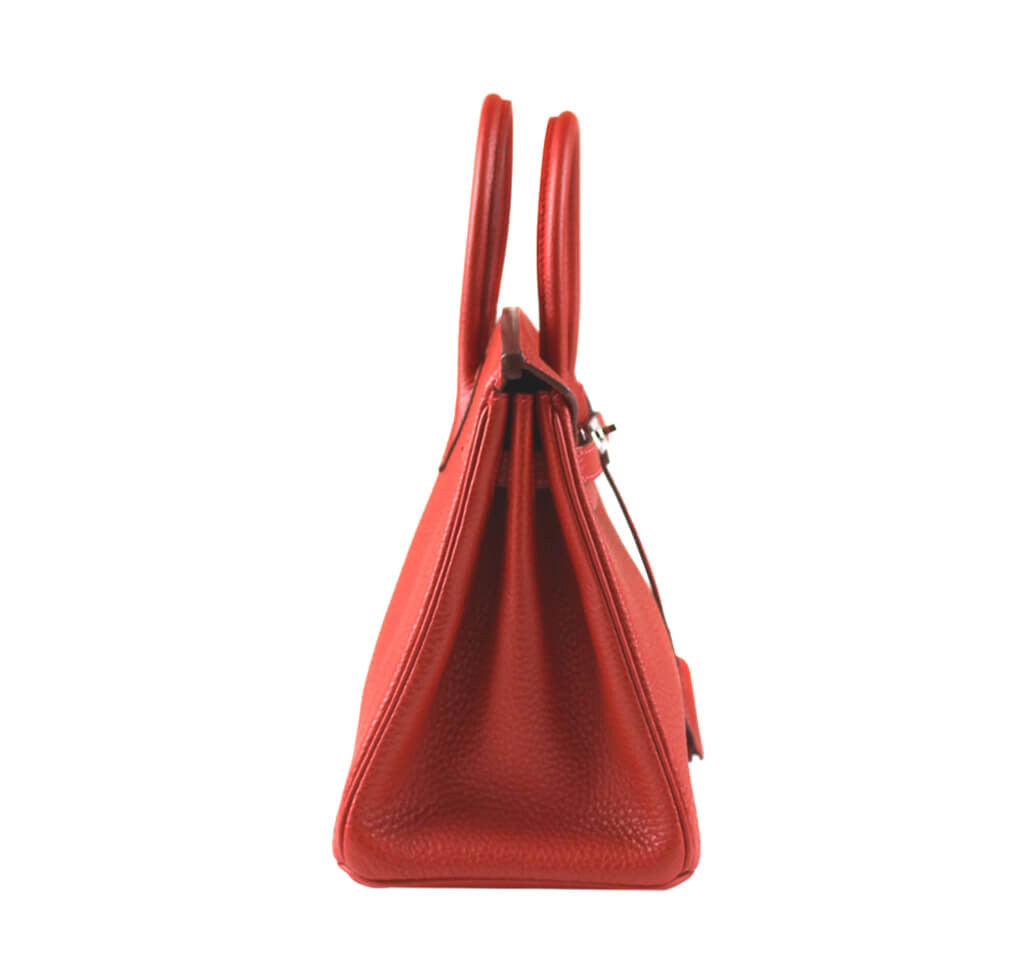 Hermès Birkin 25 Bag Vermillion Palladium