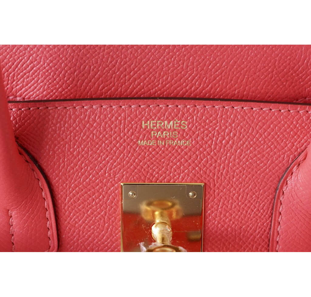 Hermès Birkin 30 Bag Rose Jaipur Gold Hardware