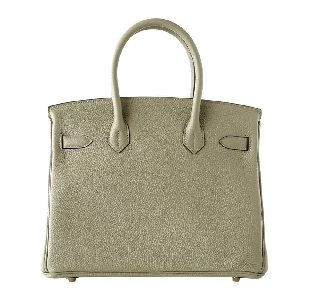 Hermès Birkin 30 Bag Sage Clemence Leather