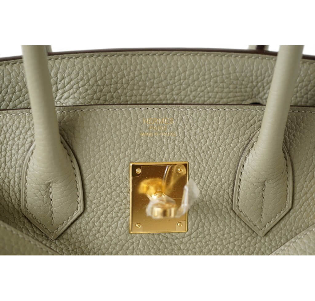 Hermès Birkin 30 Bag Sage Clemence Leather