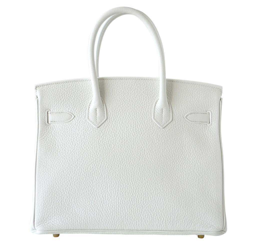 Hermès Birkin 30 White Bag GHW