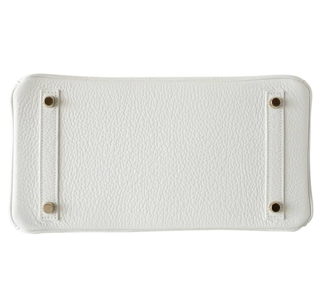 Hermès Birkin 30 White Bag GHW