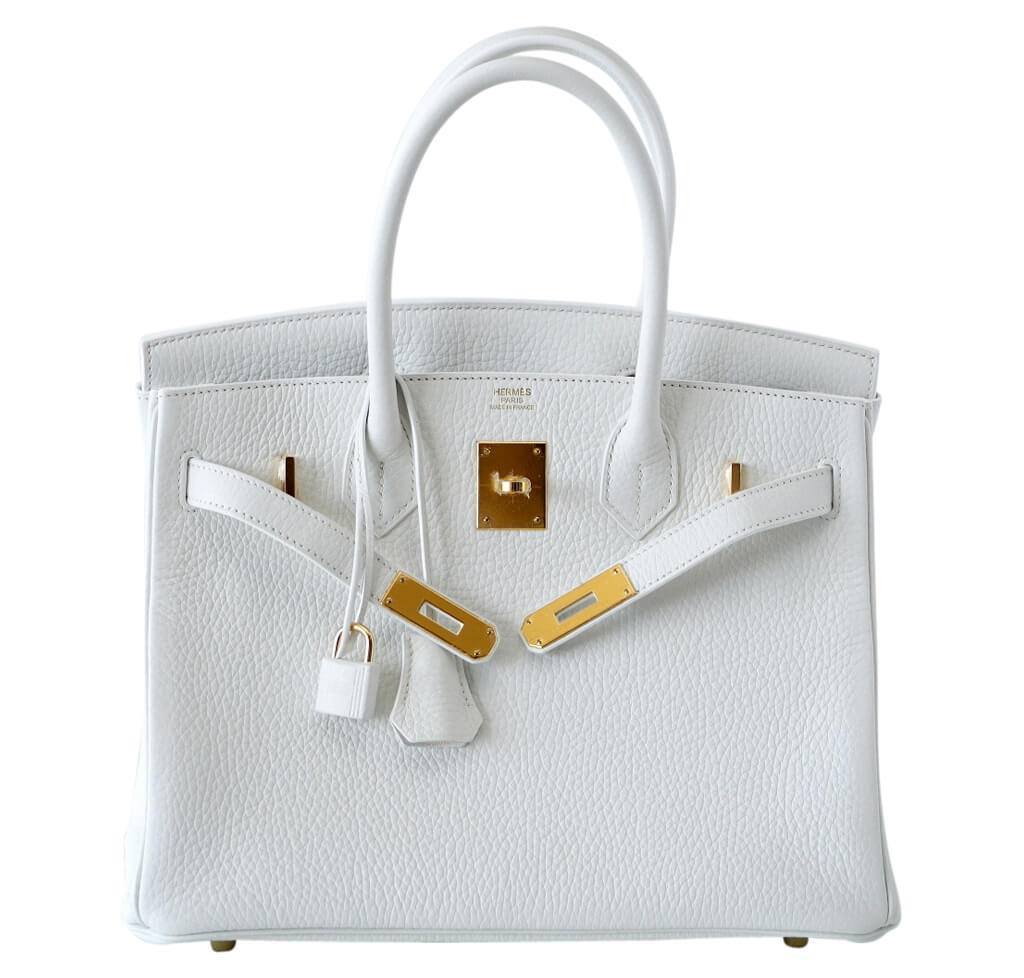 Hermès Birkin 30 White Bag GHW